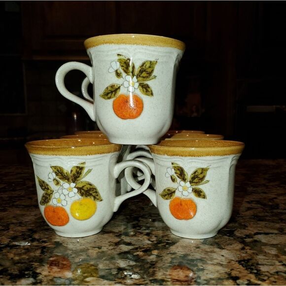 Mikasa Garden Club Delight EC 460 coffee cups - Picture 2 of 14
